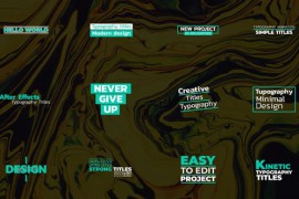 Typography Titles | FCPX & Apple Motion 46302313
