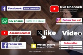 Social Lower Thirds | AE 49749014