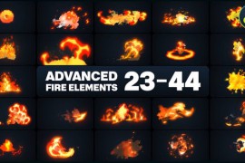 Advanced Fire Elements for DaVinci Resolve 46413640