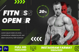 Fitness Opener MOGRT 46938721
