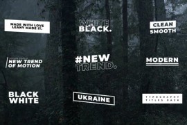 Modern Titles | FCPX 43413160