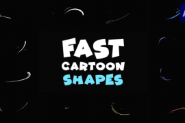 Fast Cartoon Shapes | After Effects 50786697