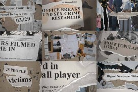 Ripped Newspaper Titles 51326020