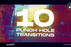 Punch Hole Transitions Vol. 01 for DaVinci Resolve 45078747