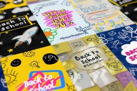 Back2School Doodles Vertical Creativity 50962539