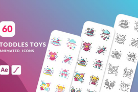 Toddler Toys Animated Icons | After Effects 48658081