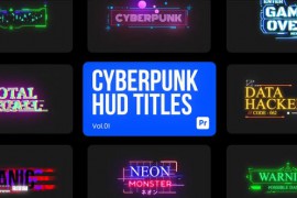 Cyberpunk HUD Titles 01 for Premiere Pro 44871441