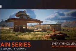 Artstation – Everything I learnt about Environment Art – Part 1 – Planning & Blockout