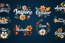 Flower titles [Davinci Resolve] 44936906