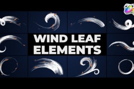 Wind Leaf Elements | FCPX 47381813