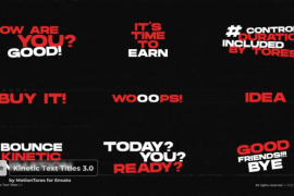 Kinetic Text Titles 3.0 \ AE 47798949