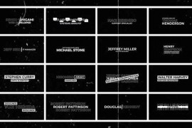 Glitch Lower Thirds 2.0 | After Effects 46997137