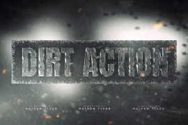 Dirt Action Title Design 44393755