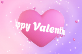 Valentine HEart Pop Title Opener 50689030