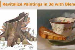 FlippedNormals – Revitalize paintings in 3D with Blender