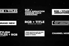 RGB Rhythm Titles | Final Cut Pro 51647452