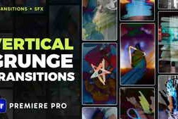 Free Download:Vertical Grunge Transitions 60549917