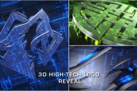 3D High-Tech Logo Reveal 44160370