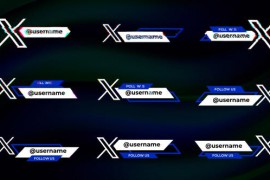 Twitter X Glitch Lower Thirds | Premiere Pro 47404232