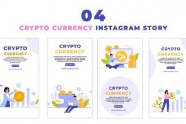 Cryptocurrency Investors Flat Character Instagram Story 47461307