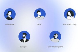Blue and Black Characters - Avatars Concept 47717355
