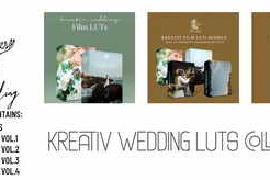 Kreativ Wedding – Bundle Video Luts (Kreativ Wedding LUTs Collection) Vol.1-4