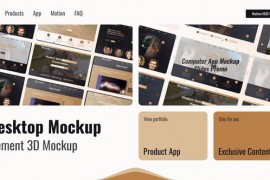 Web Screen Desktop Promo Mogrt Premiere Pro 48613462