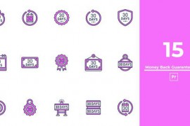 Money Back Guarantee Icon Premiere Pro 50333971