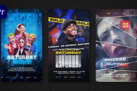 Instagram Reels Event Party Flyers. Part 2 | Premiere Pro 52252112
