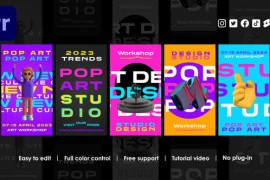 Pop Art Instagram Reels 45890970