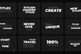 Kinetic Titles | FCPX 44461054