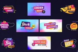 Sales Badges And Titles || FCPX 33692183