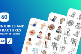 Injuries and Fractures Animated Icons | After Effects 48745471