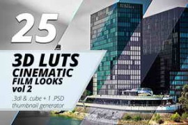 3d Luts - Cinematic Film Looks vol.2