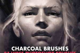 Free Download:Realistic Charcoal Photoshop Brushes