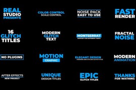 Glitch Titles | AE 45346700