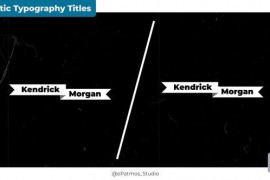 Kinetic Typography Titles | After Effects Project 46316469