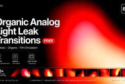 Free Download:Organic Analog Light Leak Transitions For DaVinci Resolve 63662563