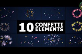 Holiday Confetti Elements | DaVinci Resolve 49833417
