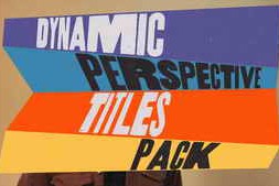 Free Download:Dynamic Perspective Titles Pack Grunge Style 64133360