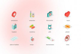 Medical - Isometric Icons 43427701