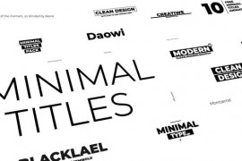 Minimal Titles | After Effects 42906416