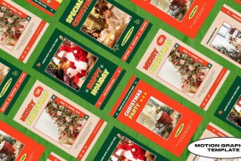 Merry Christmas Retro Instagram Stories | Mogrt 49795503