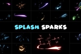 Splash Sparks for DaVinci Resolve 51583959