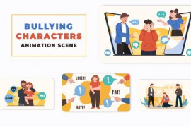 Bullying Character Animation Scene 46411281