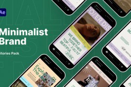 Minimalist Brand Stories Pack Video Display After Effect Template 44139444