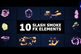 Slash Smoke Elements | After Effects 51946224
