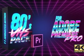 80's VHS Intro Pack | MOGRT for Premiere Pro 21825551