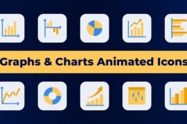 Graphs & Charts Animated Icons 51067598