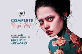 Laura H. Rubin – Complete Procreate Brush Pack